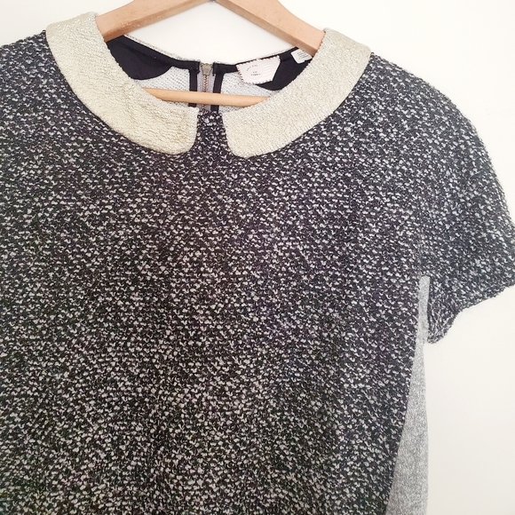 Anthropologie vispera shimmer sweater with collar - Picture 4 of 7